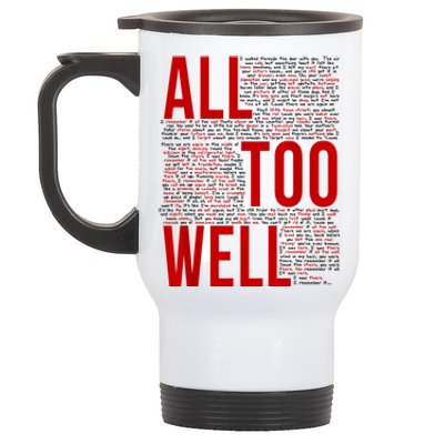 I Remember It All Too Well Stainless Steel Travel Mug