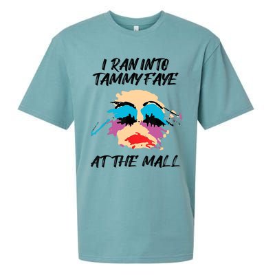 I Ran Into Tammy Faye Bakker At The Mall Sueded Cloud Jersey T-Shirt