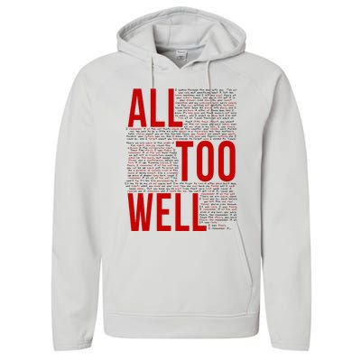 I Remember It All Too Well  Performance Fleece Hoodie