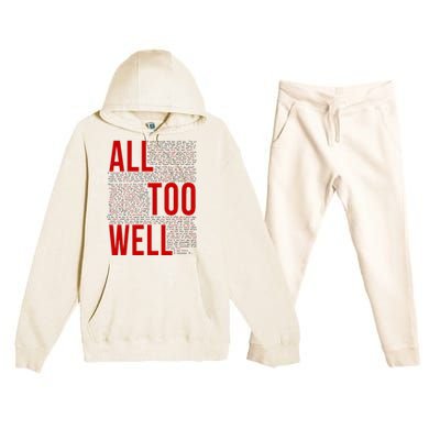 I Remember It All Too Well  Premium Hooded Sweatsuit Set