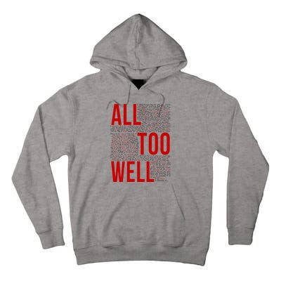 I Remember It All Too Well  Tall Hoodie