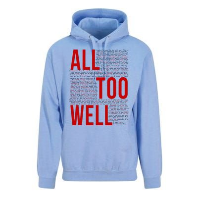 I Remember It All Too Well  Unisex Surf Hoodie