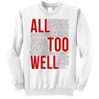 I Remember It All Too Well  Sweatshirt