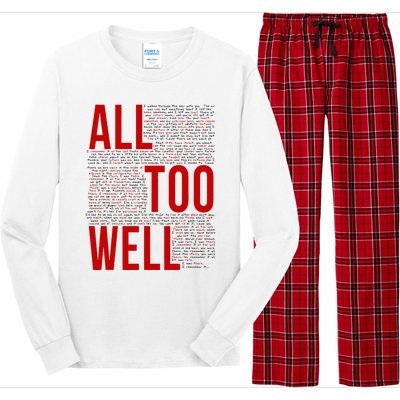 I Remember It All Too Well  Long Sleeve Pajama Set