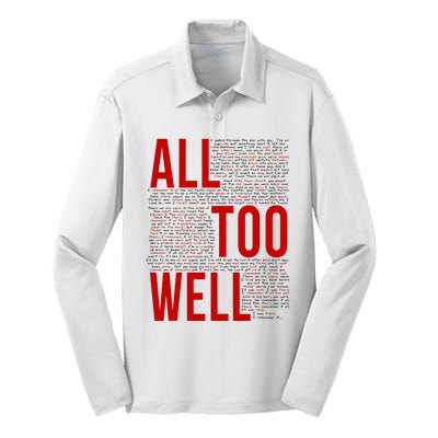 I Remember It All Too Well  Silk Touch Performance Long Sleeve Polo