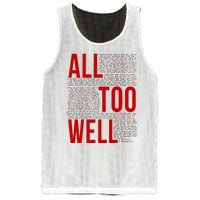 I Remember It All Too Well  Mesh Reversible Basketball Jersey Tank