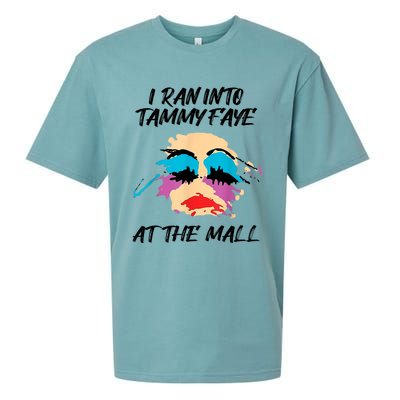 I Ran Into Tammy Faye Bakker At The Mall Sueded Cloud Jersey T-Shirt