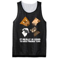 It Really Is Good To Have Friends Yeah Lylla Rocket Floor Teefs Mesh Reversible Basketball Jersey Tank