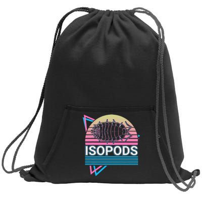 Isopods Retro Sweatshirt Cinch Pack Bag