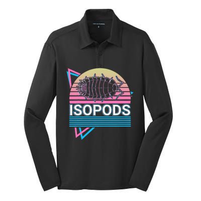 Isopods Retro Silk Touch Performance Long Sleeve Polo