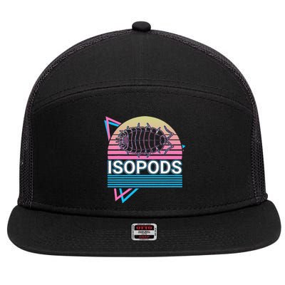 Isopods Retro 7 Panel Mesh Trucker Snapback Hat