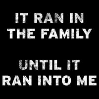 It Ran In The Family Until It Ran Into Me Cancer Survivor Gift Impact Tech Backpack