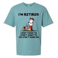 Im Retired I Dont Have To I Dont Want To Horse Sueded Cloud Jersey T-Shirt