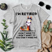 IM Retired I DonT Have To I DonT Want To Horse Premium T-Shirt