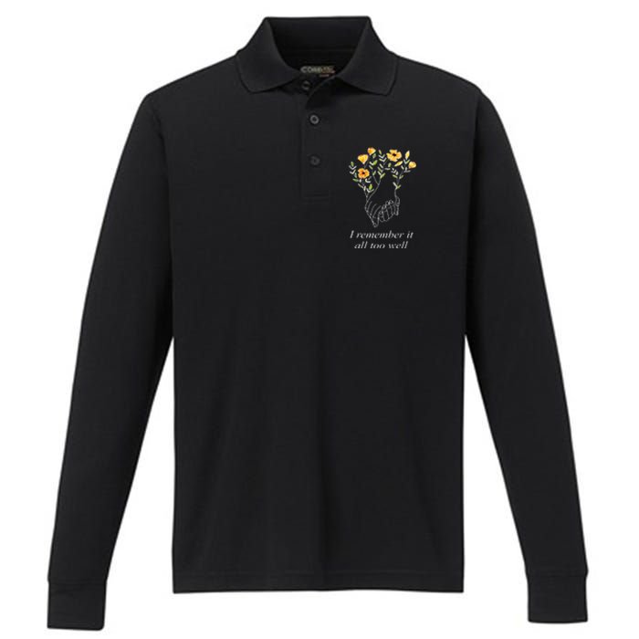 I Remember It All Too Well Sweater All Too Well Performance Long Sleeve Polo