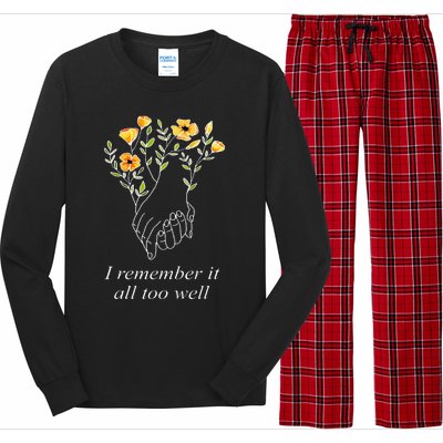 I Remember It All Too Well Sweater All Too Well Long Sleeve Pajama Set