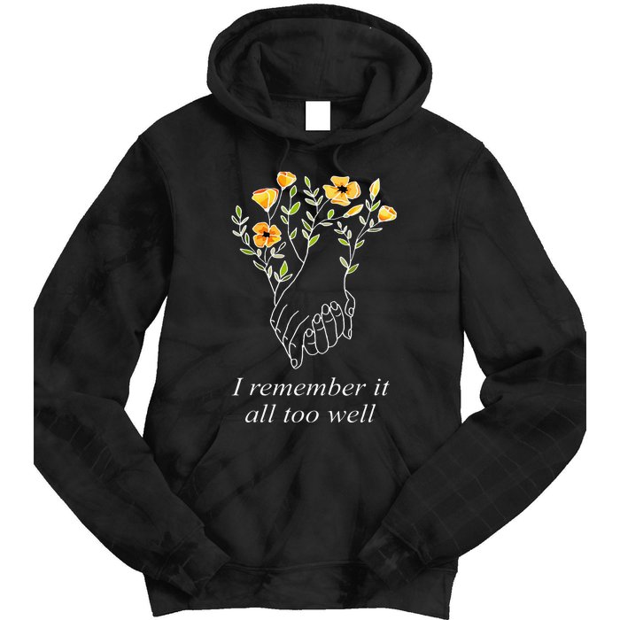 I Remember It All Too Well Sweater All Too Well Tie Dye Hoodie