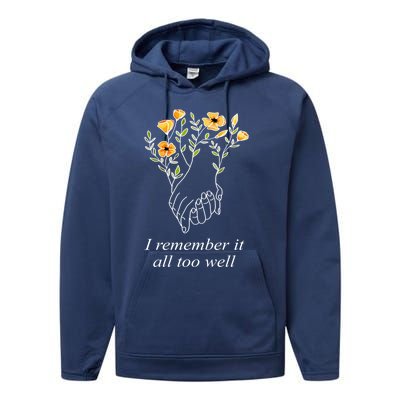 I Remember It All Too Well Sweater All Too Well Sweatshirt Performance Fleece Hoodie