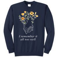 I Remember It All Too Well Sweater All Too Well Sweatshirt Tall Sweatshirt