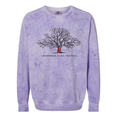 I Remember It All Too Well Swiftie Colorblast Crewneck Sweatshirt