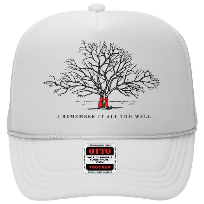 I Remember It All Too Well Swiftie High Crown Mesh Back Trucker Hat