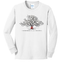 I Remember It All Too Well Swiftie Kids Long Sleeve Shirt