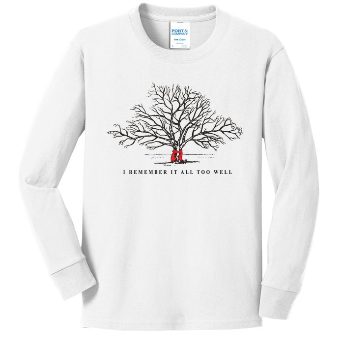 I Remember It All Too Well Swiftie Kids Long Sleeve Shirt