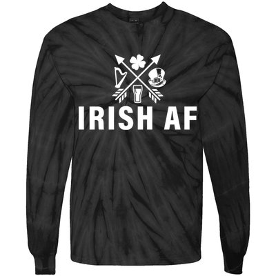 Irish AF Tie-Dye Long Sleeve Shirt