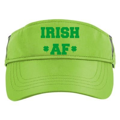 Irish AF St Patrick's Day Clover Adult Drive Performance Visor