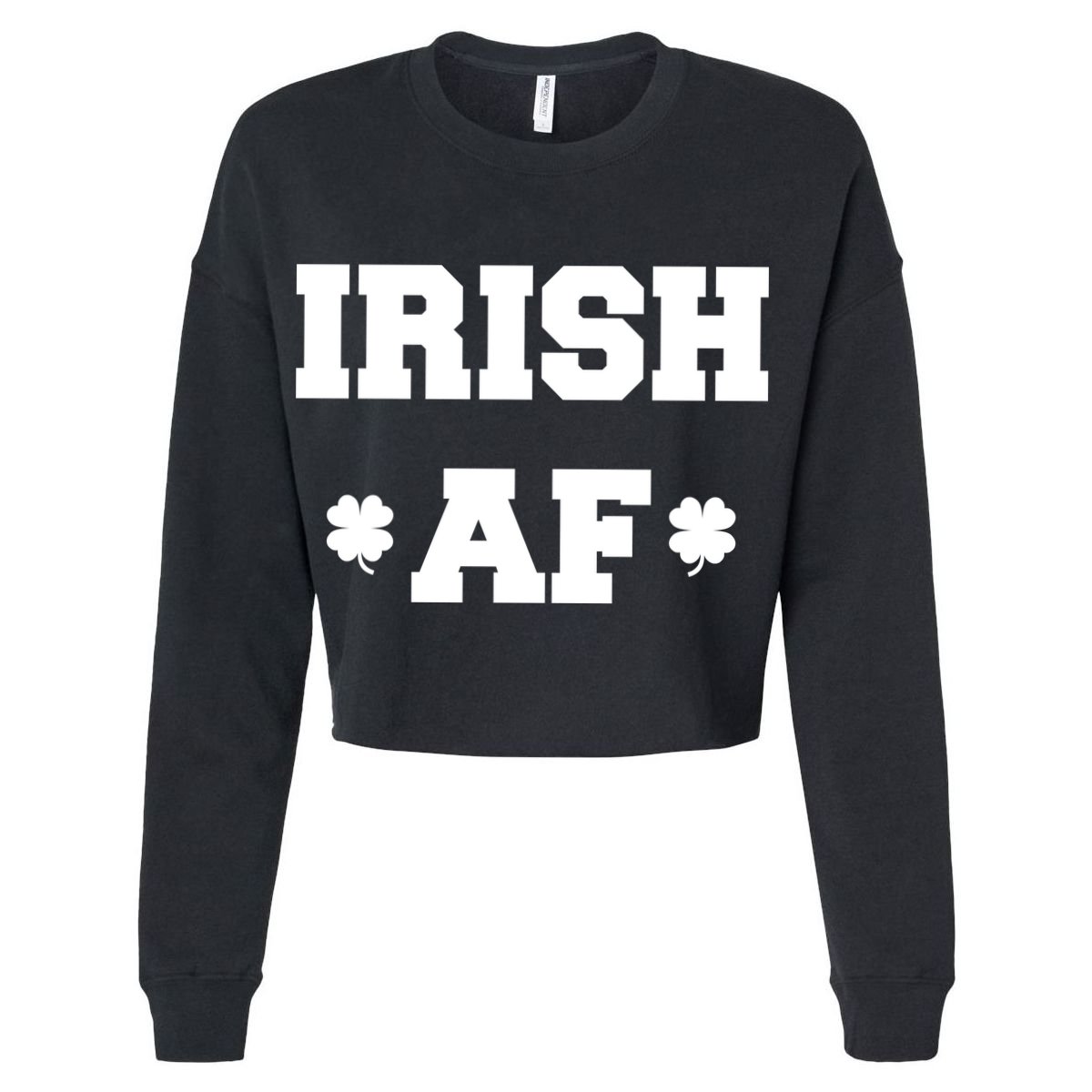 Irish AF St Patrick's Day Clover Cooling Performance Crew T-Shirt