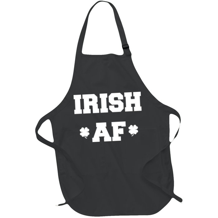 Irish AF St Patrick's Day Clover Apron