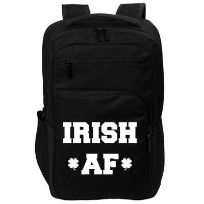 Irish AF St Patrick's Day Clover Impact Tech Backpack