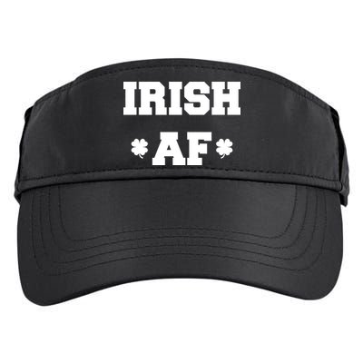 Irish AF St Patrick's Day Clover Adult Drive Performance Visor
