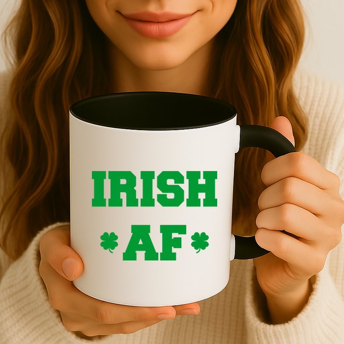 Irish AF St Patrick's Day Clover Mug