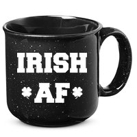 Irish AF St Patrick's Day Clover 15oz Campfire Ceramic Mug