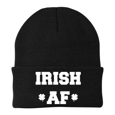 Irish AF St Patrick's Day Clover Beanie