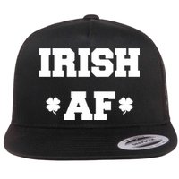 Irish AF St Patrick's Day Clover Flat Bill Trucker Hat