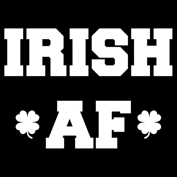 Irish AF St Patrick's Day Clover 16 in Basic Backpack