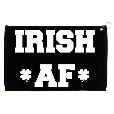 Irish AF St Patrick's Day Clover Grommeted Golf Towel