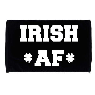 Irish AF St Patrick's Day Clover Microfiber Hand Towel