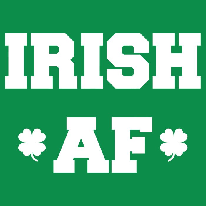 Irish AF St Patrick's Day Clover Sweatshirt