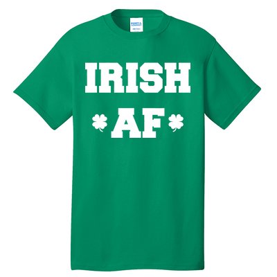 Irish AF St Patrick's Day Clover Tall T-Shirt