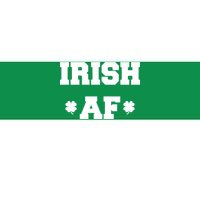 Irish AF St Patrick's Day Clover Bumper Sticker