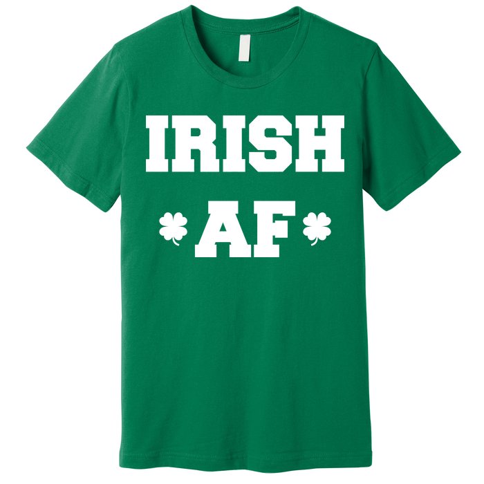 Irish AF St Patrick's Day Clover Premium T-Shirt