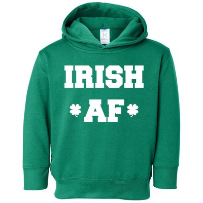 Irish AF St Patrick's Day Clover Toddler Hoodie