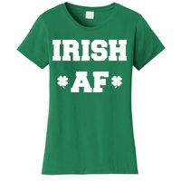 Irish AF St Patrick's Day Clover Women's T-Shirt