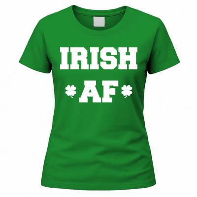 Irish AF St Patrick's Day Clover Women's T-Shirt