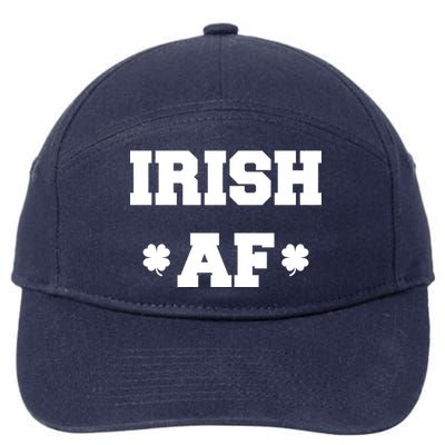 Irish AF St Patrick's Day Clover 7-Panel Snapback Hat