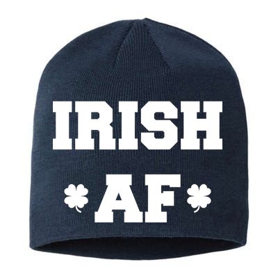 Irish AF St Patrick's Day Clover Sustainable Beanie