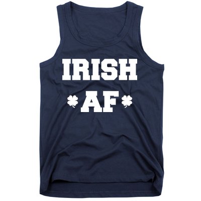 Irish AF St Patrick's Day Clover Tank Top